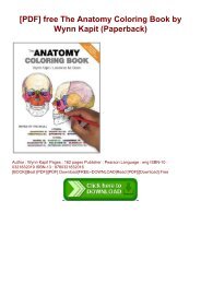 Download [PDF] The Yoga Anatomy Coloring Book: A Visual ...