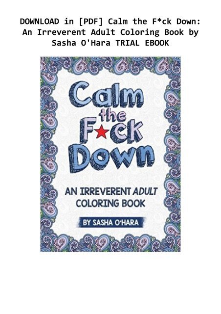 be calm book pdf free download