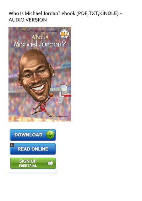 SELF-SUFFICIENT) [NEW] Who Is Michael Jordan? ebook eBook PDF
