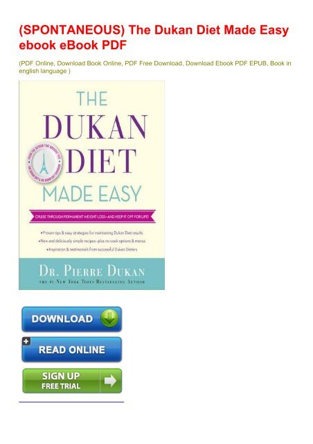Descargar libro gratis dieta dukana Descargar libro gratis dieta dukana