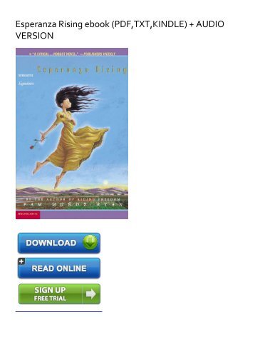 (EXHILARATED) [NEW] Esperanza Rising ebook eBook PDF