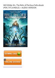 (LEFT BEHIND) [NEW] Will Wilder #1: The Relic of Perilous Falls eBook PDF Download