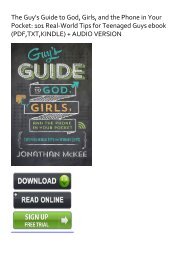 -ADVANTAGE--NEW-The-Guy-s-Guide-to-God-Girls-and-the-Phone-in-Your-Pocket-101-Real-World-Tips-for-Teenaged-Guys-eBook-PDF-Download