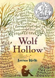 DOWNLOAD in [PDF] Wolf Hollow by Lauren Wolk TXT