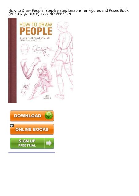 DEFINITELY) How to Draw People: Step-By-Step Lessons for Figures and Poses  eBook PDF Download