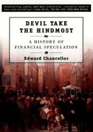 Download Free Devil Take the Hindmost: A History of Financial Speculation by Edward Chancellor Full Pages 