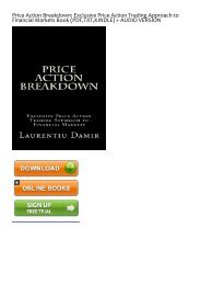 (GRACEFUL) Price Action Breakdown: Exclusive Price Action Trading Approach to Financial Markets eBook PDF Download