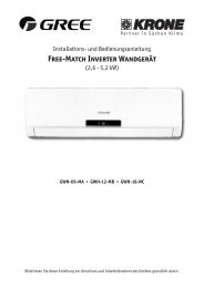 Free-Match Inverter Wandgerät