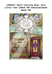 (UPBEAT) Adult Coloring Book: Nice Little Town {eBook PDF Download|ebook eBook PDF