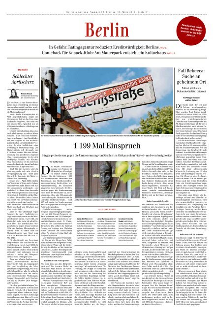 Berliner Zeitung 15.03.2019