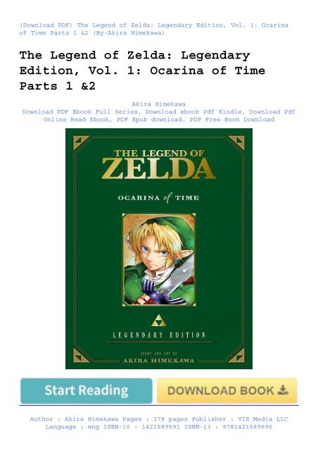 Manga - Zelda Ocarina of Time 1 & 2