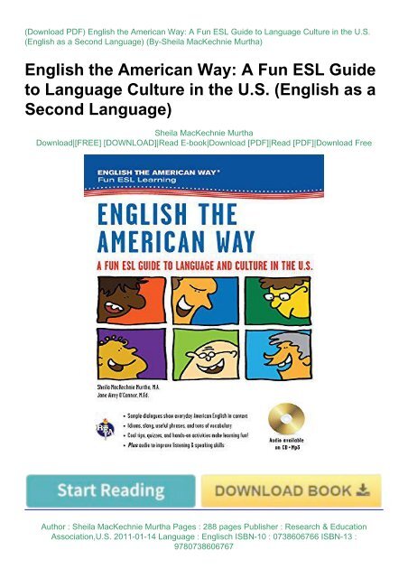 BOOK] English the American Way: A Fun ESL Guide to Language