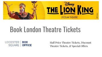 Cheap Theatre Tickets