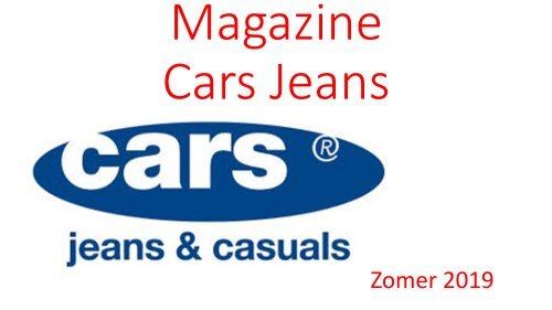 magazine Cars Zomer 2019