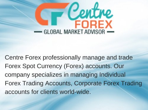 Best Forex Account Manager
