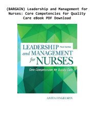 -BARGAIN-Leadership-and-Management-for-Nurses-Core-Competencies-for-Quality-Care-eBook-PDF-Download