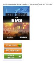 (MEDITATIVE) Incident Command for EMS eBook PDF Download