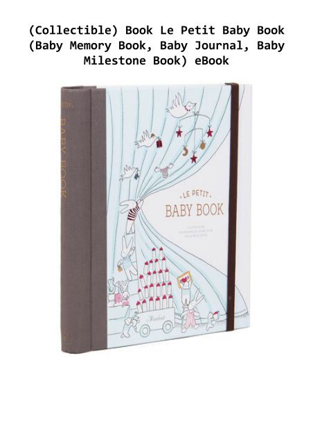 le petit baby book