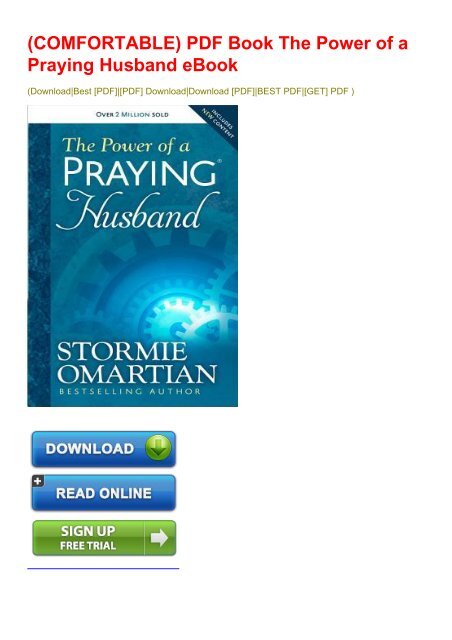 (COMFORTABLE) PDF Book The Power of a Praying Husband eBook