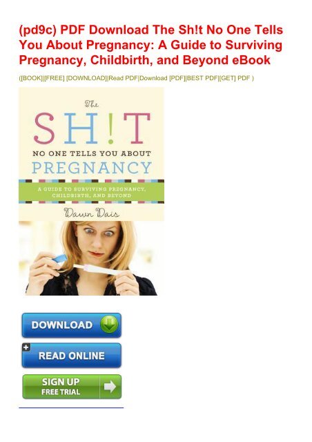 Pd9c Pdf Download The Sh T No One Tells You About Pregnancy A