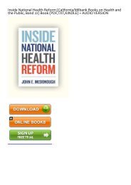 -SPIRITED-Inside-National-Health-Reform-California-Milbank-Books-on-Health-and-the-Public-Band-22-eBook-PDF-Download