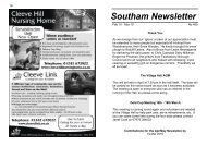 Southam Newsletter - Southam Today