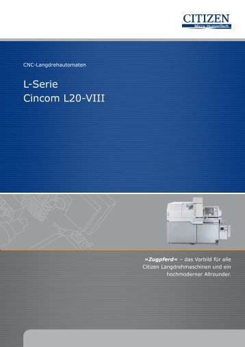 L-Serie Cincom L20-VIII