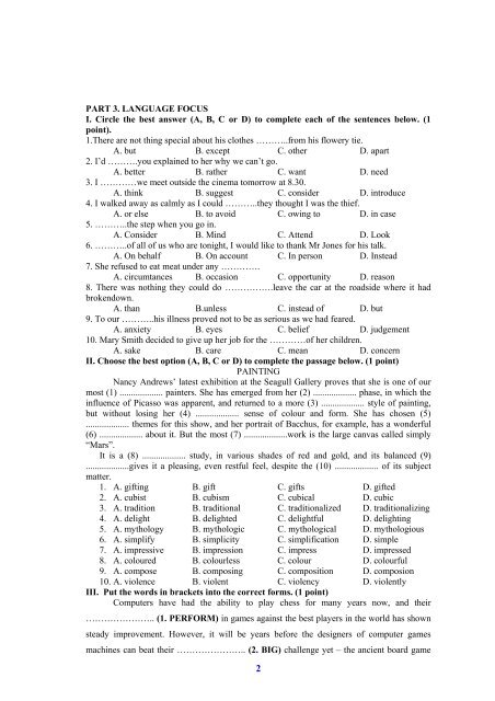 Tuyển tập 353 đề thi học sinh giỏi môn Tiếng Anh lớp 6,7,8,9,10,11,12 (có đáp án)