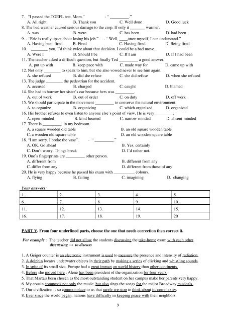 Tuyển tập 353 đề thi học sinh giỏi môn Tiếng Anh lớp 6,7,8,9,10,11,12 (có đáp án)