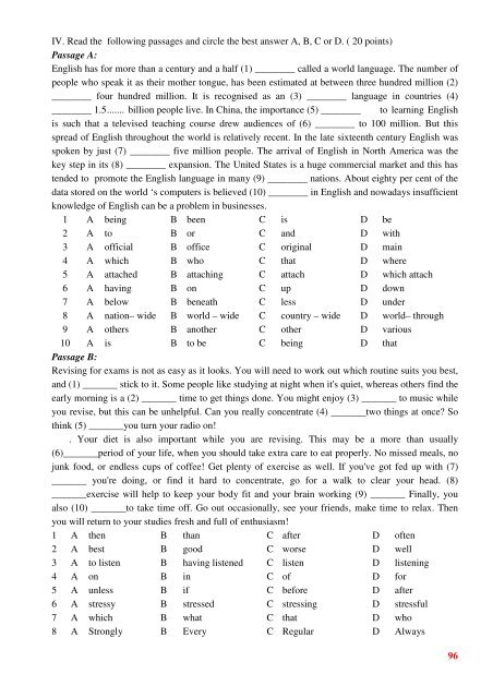 Tuyển tập 353 đề thi học sinh giỏi môn Tiếng Anh lớp 6,7,8,9,10,11,12 (có đáp án)