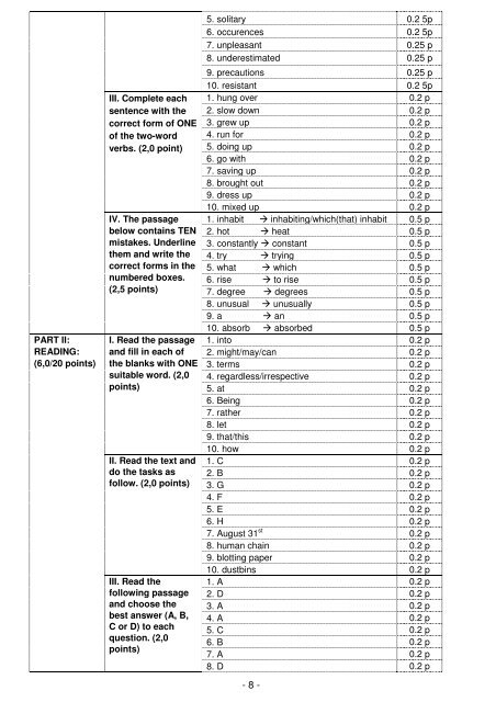 Tuyển tập 353 đề thi học sinh giỏi môn Tiếng Anh lớp 6,7,8,9,10,11,12 (có đáp án)