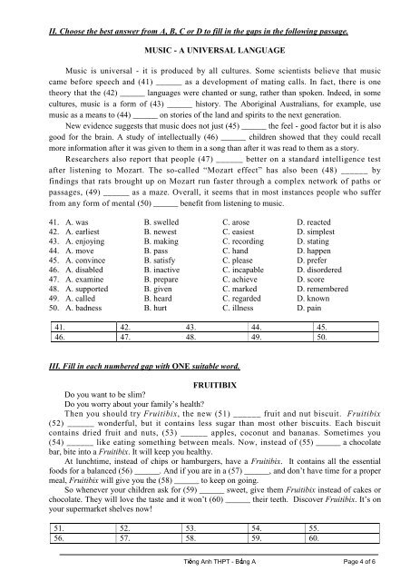 Tuyển tập 353 đề thi học sinh giỏi môn Tiếng Anh lớp 6,7,8,9,10,11,12 (có đáp án)