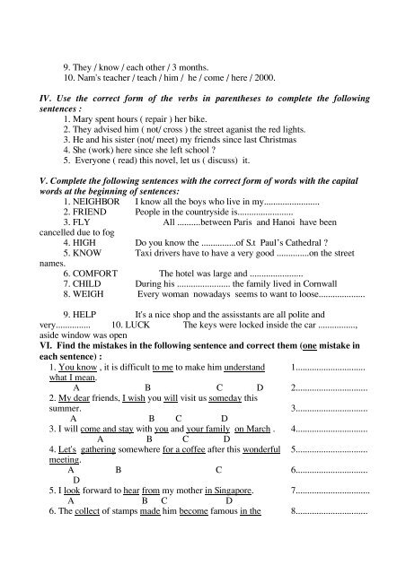 Tuyển tập 353 đề thi học sinh giỏi môn Tiếng Anh lớp 6,7,8,9,10,11,12 (có đáp án)