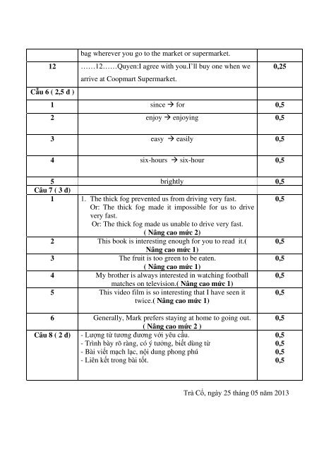 Tuyển tập 353 đề thi học sinh giỏi môn Tiếng Anh lớp 6,7,8,9,10,11,12 (có đáp án)