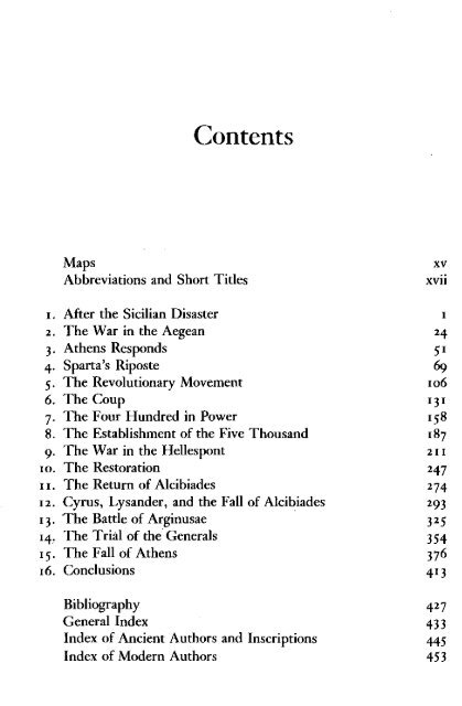 The Fall of the Athenian Empire-(A New History of the Peloponnesian War) Donald Kagan -  (1987)