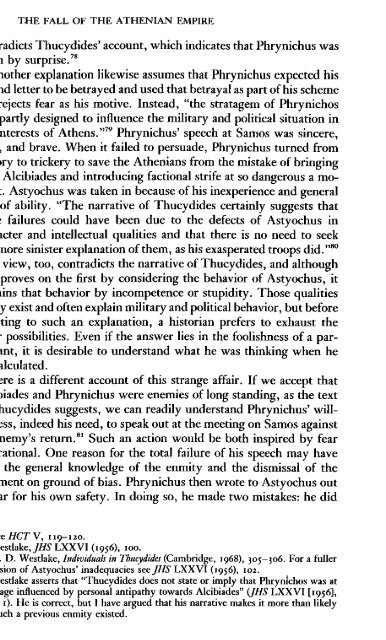 The Fall of the Athenian Empire-(A New History of the Peloponnesian War) Donald Kagan -  (1987)