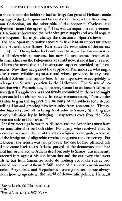 The Fall of the Athenian Empire-(A New History of the Peloponnesian War) Donald Kagan -  (1987)