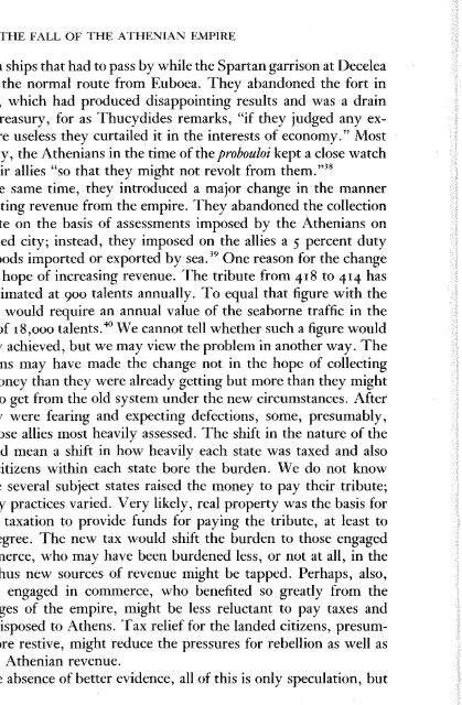 The Fall of the Athenian Empire-(A New History of the Peloponnesian War) Donald Kagan -  (1987)