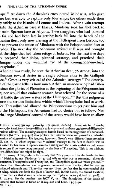 The Fall of the Athenian Empire-(A New History of the Peloponnesian War) Donald Kagan -  (1987)