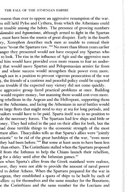 The Fall of the Athenian Empire-(A New History of the Peloponnesian War) Donald Kagan -  (1987)