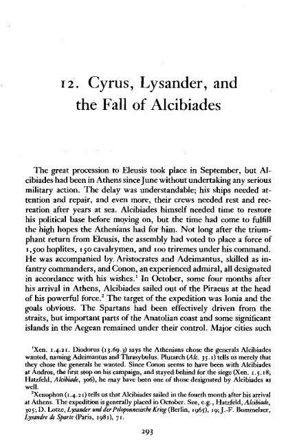 The Fall of the Athenian Empire-(A New History of the Peloponnesian War) Donald Kagan -  (1987)