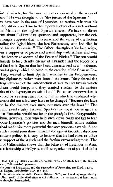 The Fall of the Athenian Empire-(A New History of the Peloponnesian War) Donald Kagan -  (1987)