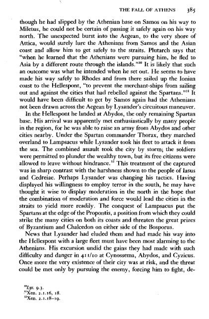 The Fall of the Athenian Empire-(A New History of the Peloponnesian War) Donald Kagan -  (1987)