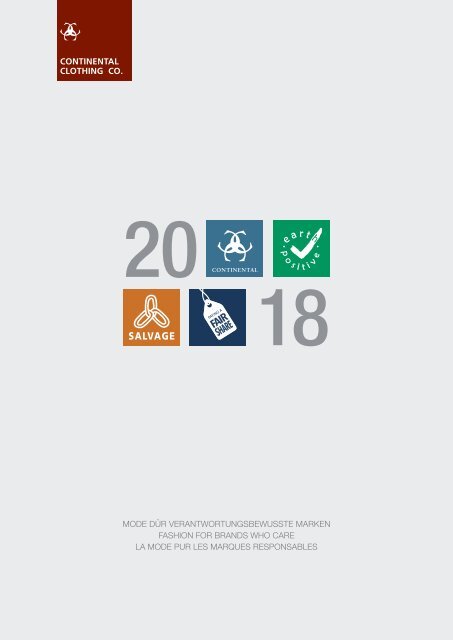ContinentalClothingCompany Katalog 2018 ContinentalClothingCompany Katalog 2018