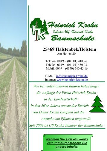 25469 Halstenbek/Holstein - Heinrich Krohn