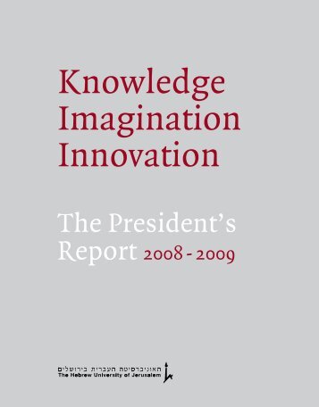 President's Report 2008/9 - Division for Development and Public ...