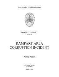 Board of Inquiry into the Rampart Area Corruption Incident