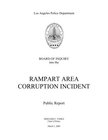 Board of Inquiry into the Rampart Area Corruption Incident