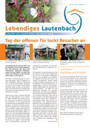 Lebendiges Lautenbach - Lebens- und Arbeitsgemeinschaften ...