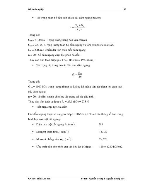 Đồ án Vật liệu composite